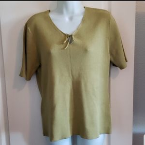 Sag Harbor Green Sweater